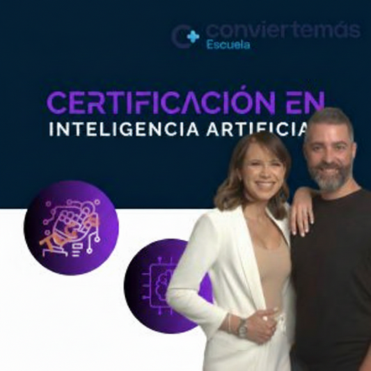 Certificación Inteligencia Artificial Aplicada al Growth Marketing & Marketing Digital - Vilma Nuñez - Convierte+